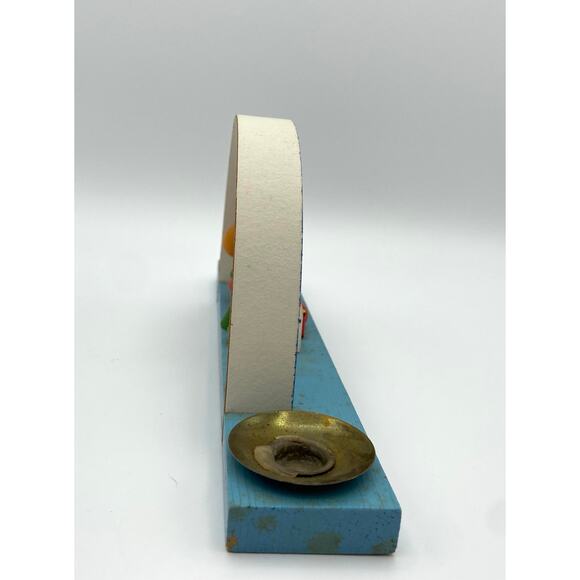 Vintage German Wooden Christmas Display Double Candleholder Wood Arch GDR - READ - Picture 4 of 9